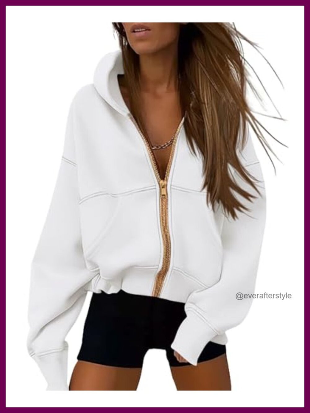 PRETTYGARDEN Women's Zip Up Fleece Hoodie Long Sleeve Sweatshirt